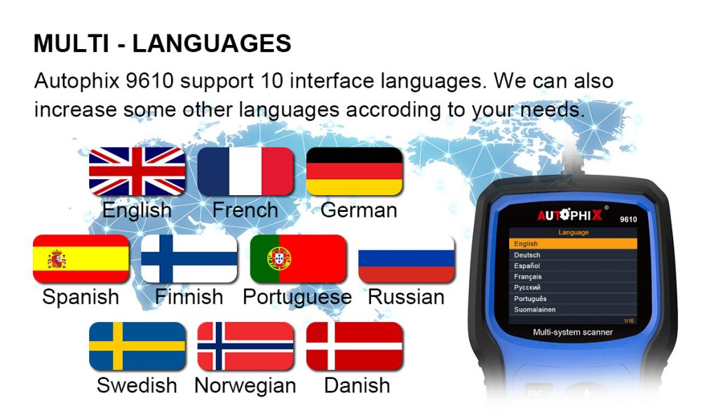 9610 OBDII+VAG PRO Professional Diagnostic Tool - multi languages