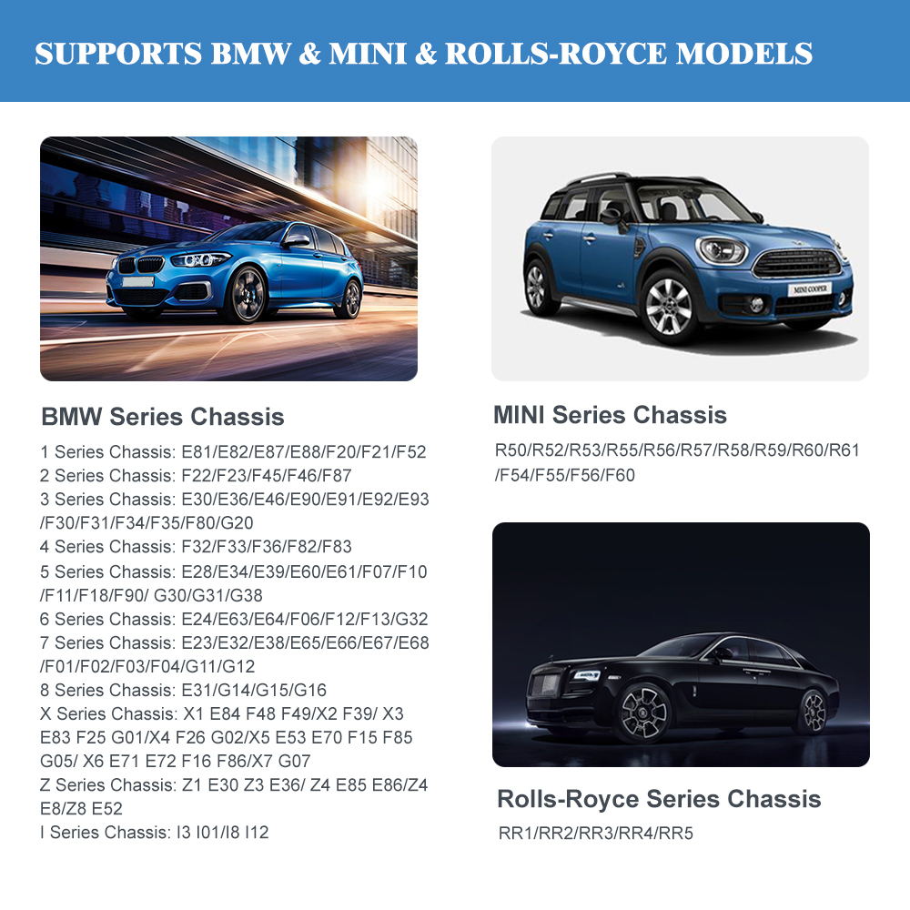 9710 OBDII+BMW Professional Diagnostic Tool - supports bmw, mini, rolls royce
